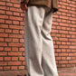 センタープレススウェットパンツ[Gray]