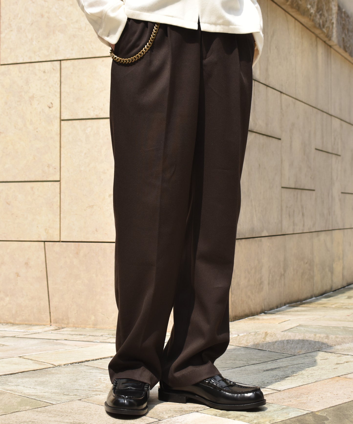 ミリタリーツイルスラックス[Dark Brown]