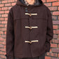 ウールメルトンダッフルブルゾン[Dark Brown]