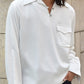 レーヨンプルオーバーシャツ[White]