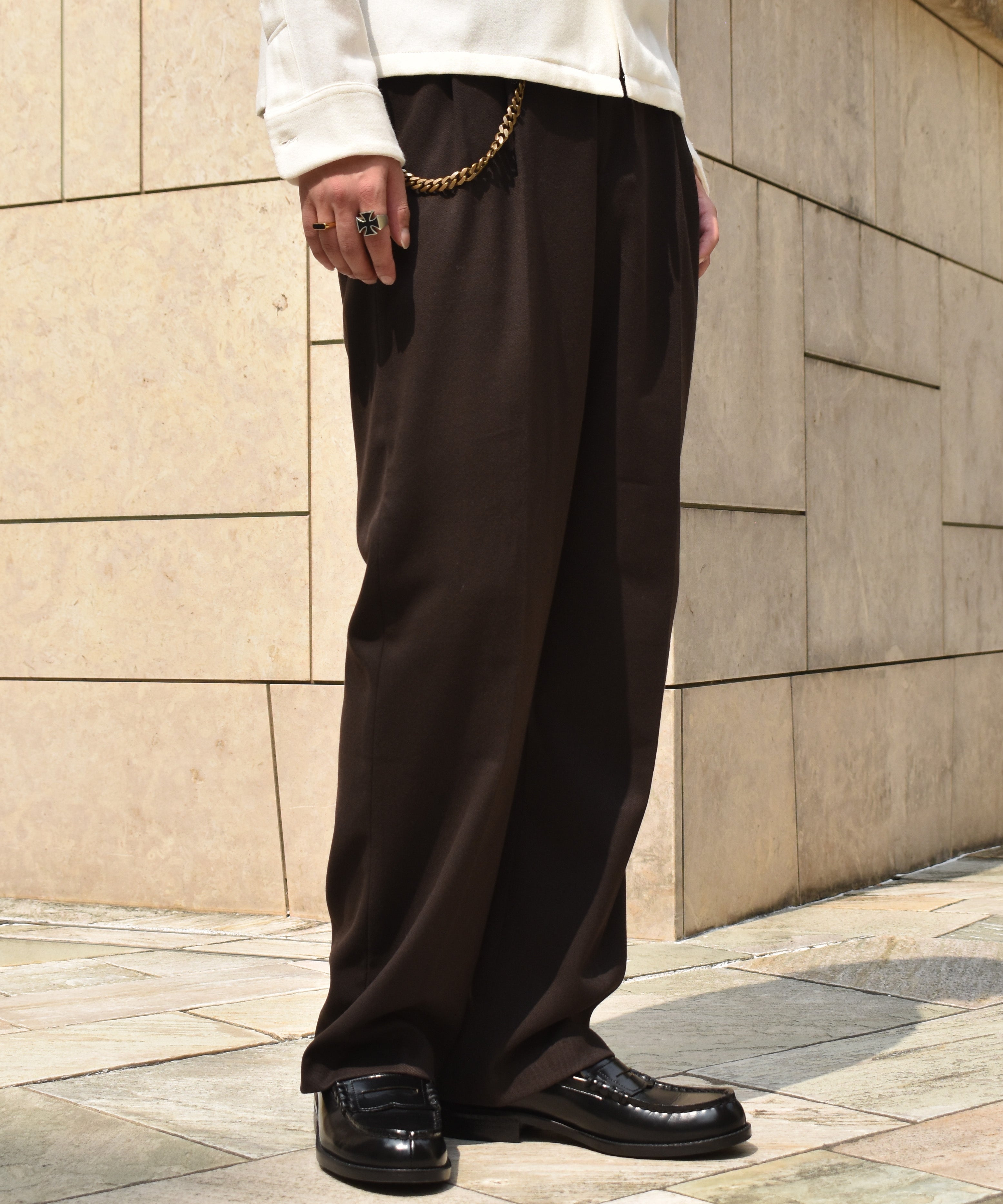 ミリタリーツイルスラックス[Dark Brown] – Noen