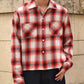 オンブレチェックシャツ[Red]