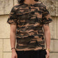 カモサーマルヘンリーTシャツ[Light Brown]