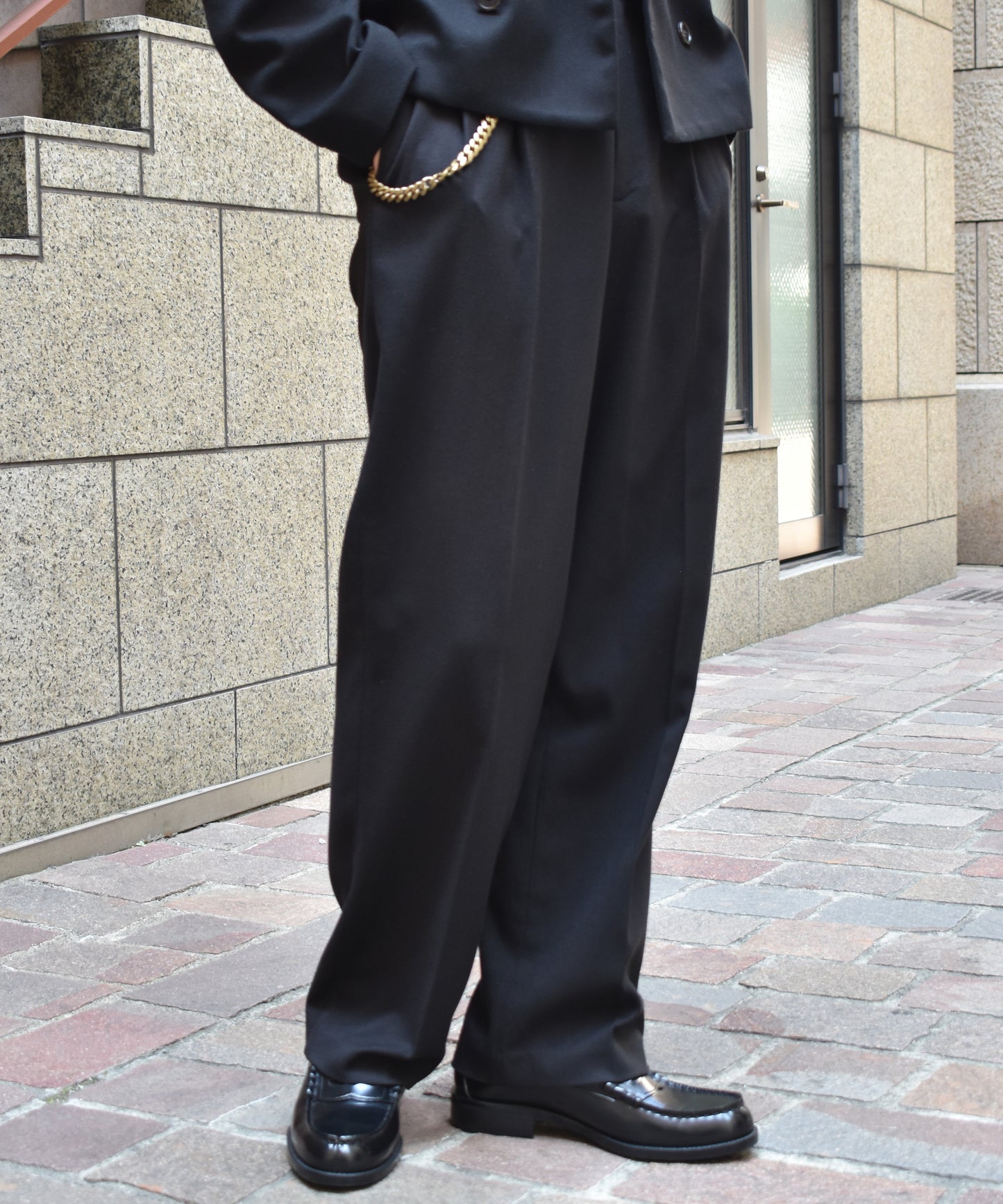 ミリタリーツイルスラックス[Black]