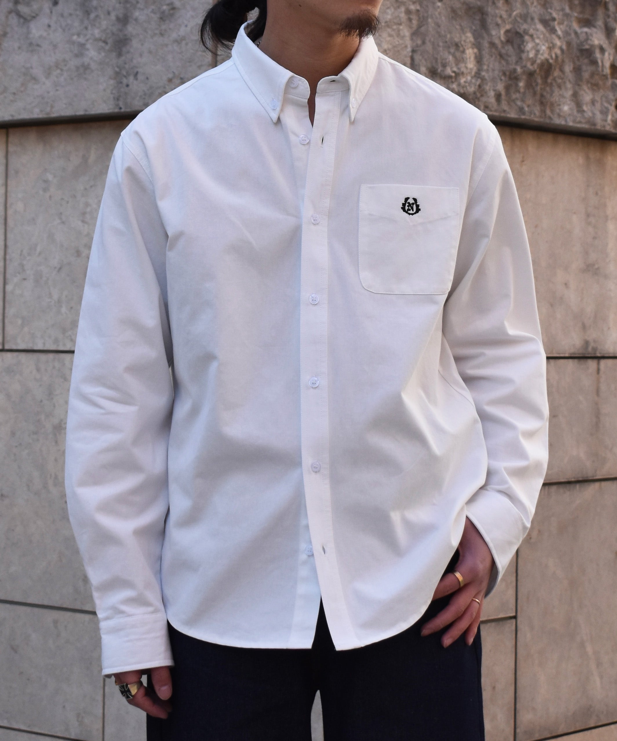 オックスフォードBDシャツ[White] – Noen