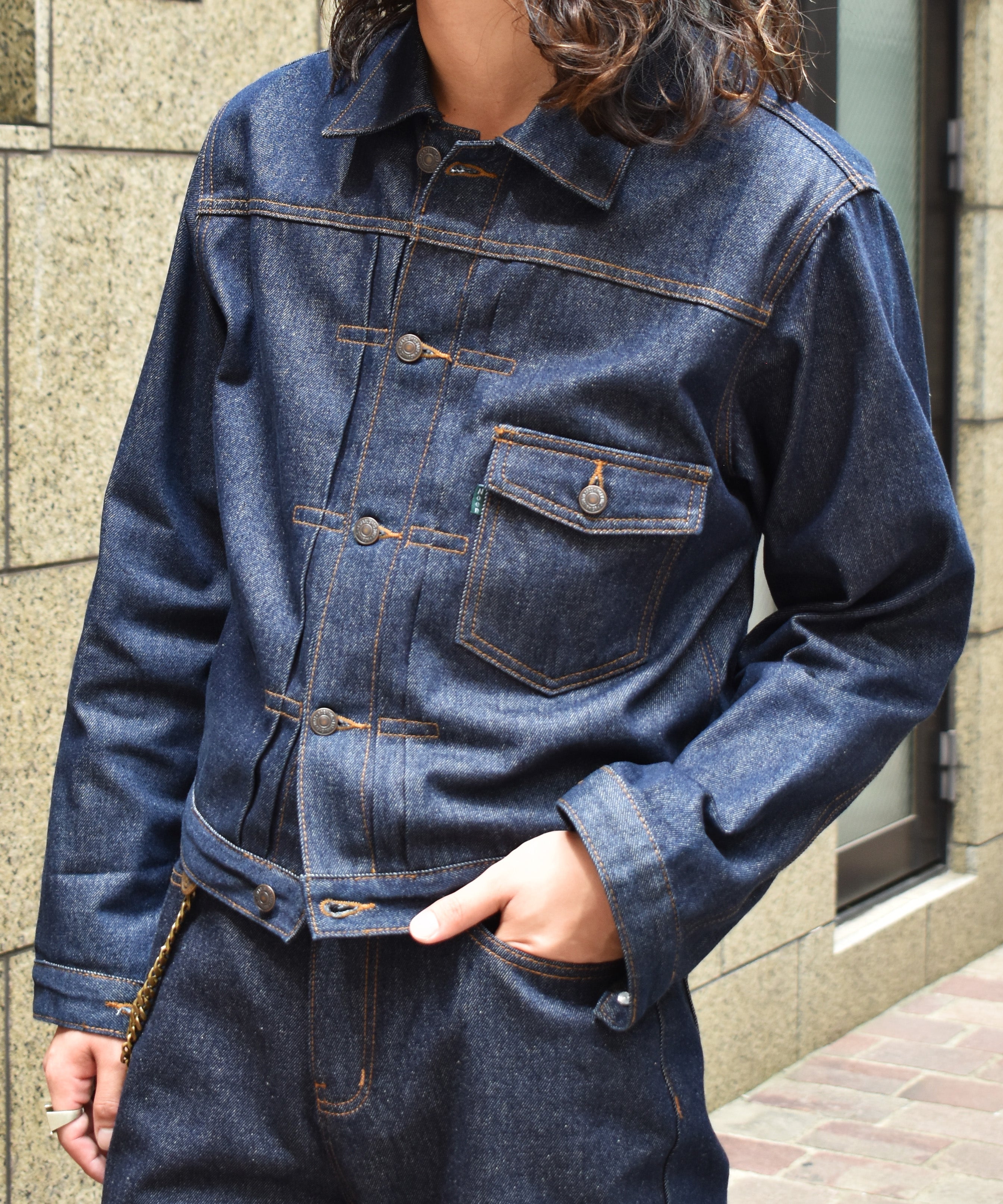 noen デニムセットアップ 【indigo】　M デニムジャケット1st.[Indigo] – Noen