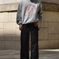 FADED SKULL SWEAT[Gray×Red]