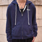 カレッジロゴジップフーディー[Navy]