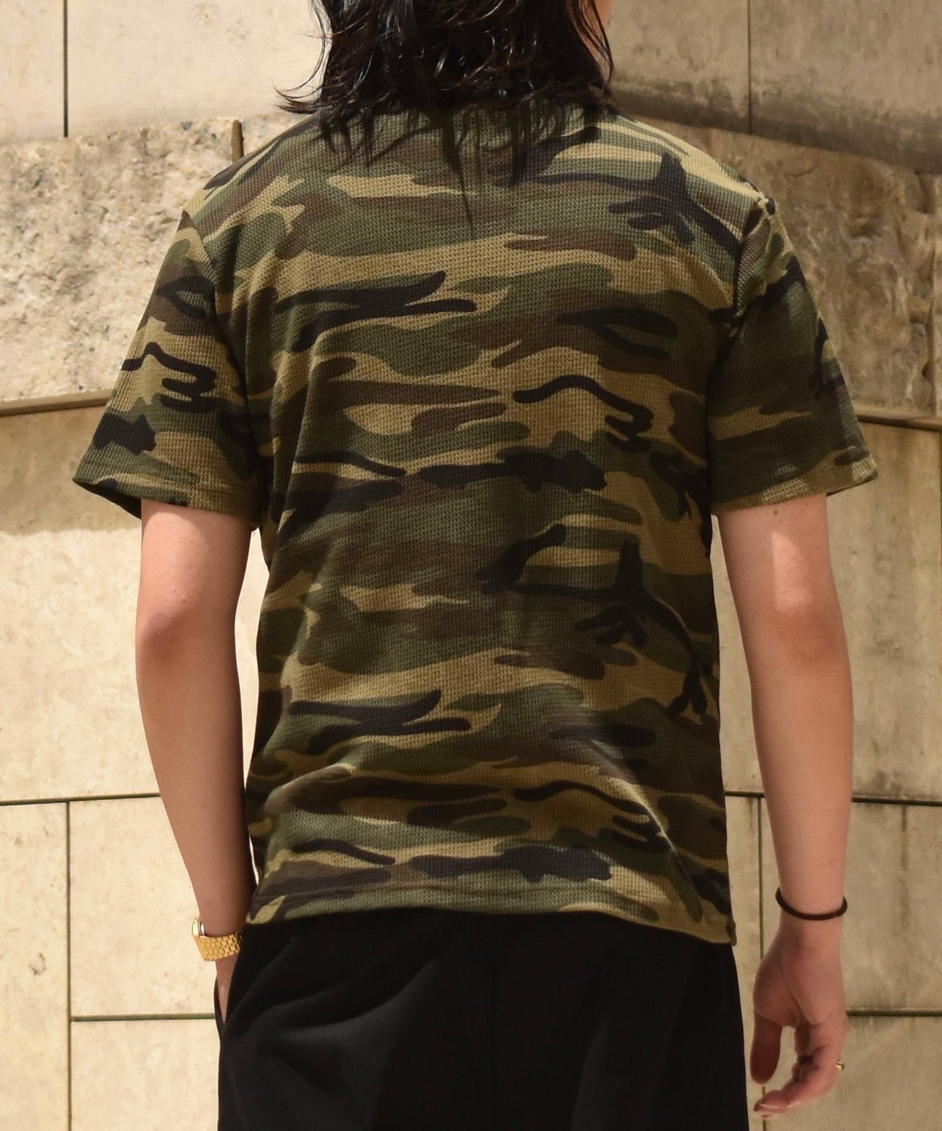 カモサーマルヘンリーTシャツ[Khaki]