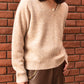 モヘアVネックニット[Ivory]