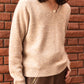 モヘアVネックニット[Ivory]