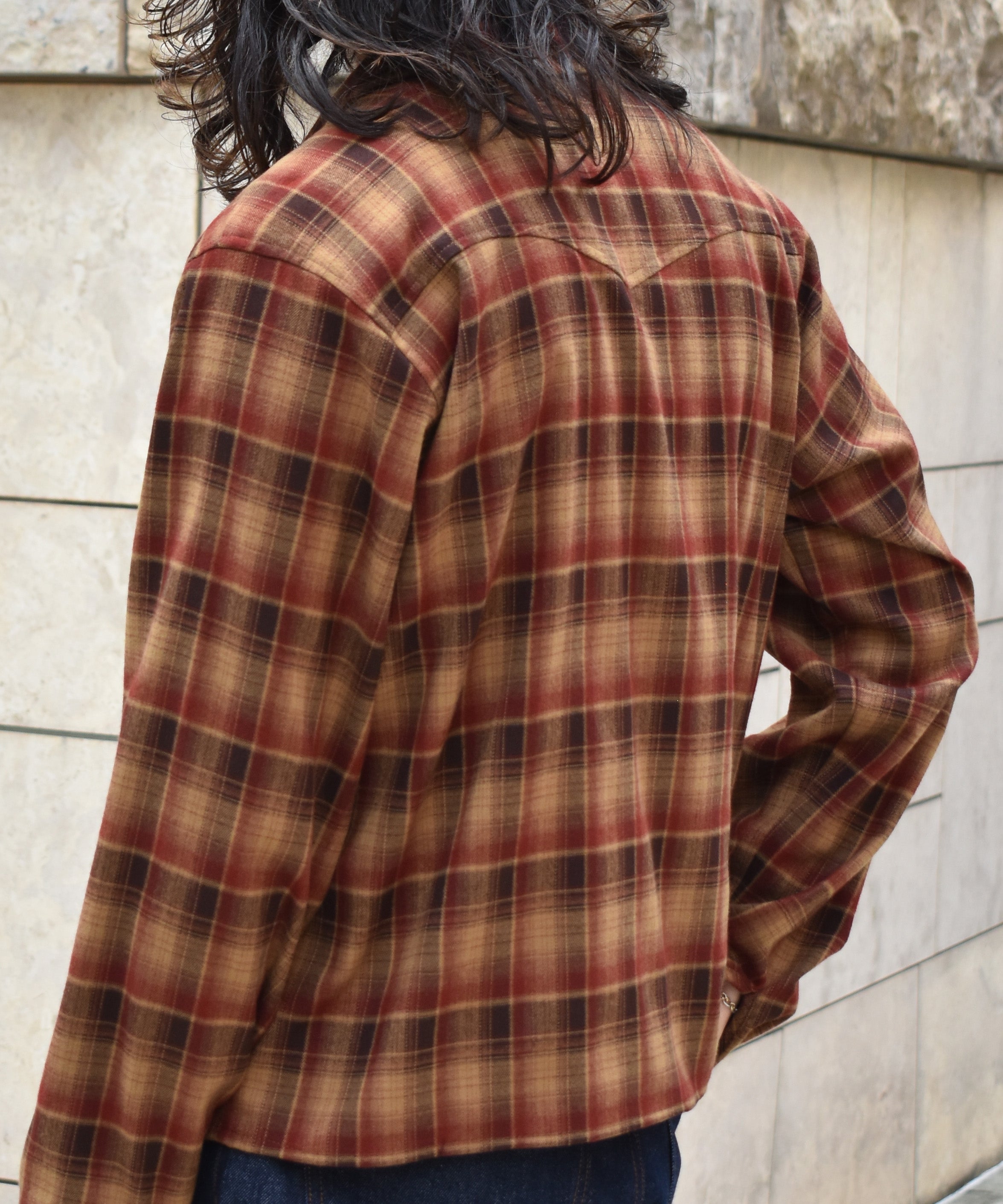 ウエスタンシャドーチェックシャツ[Red] – Noen