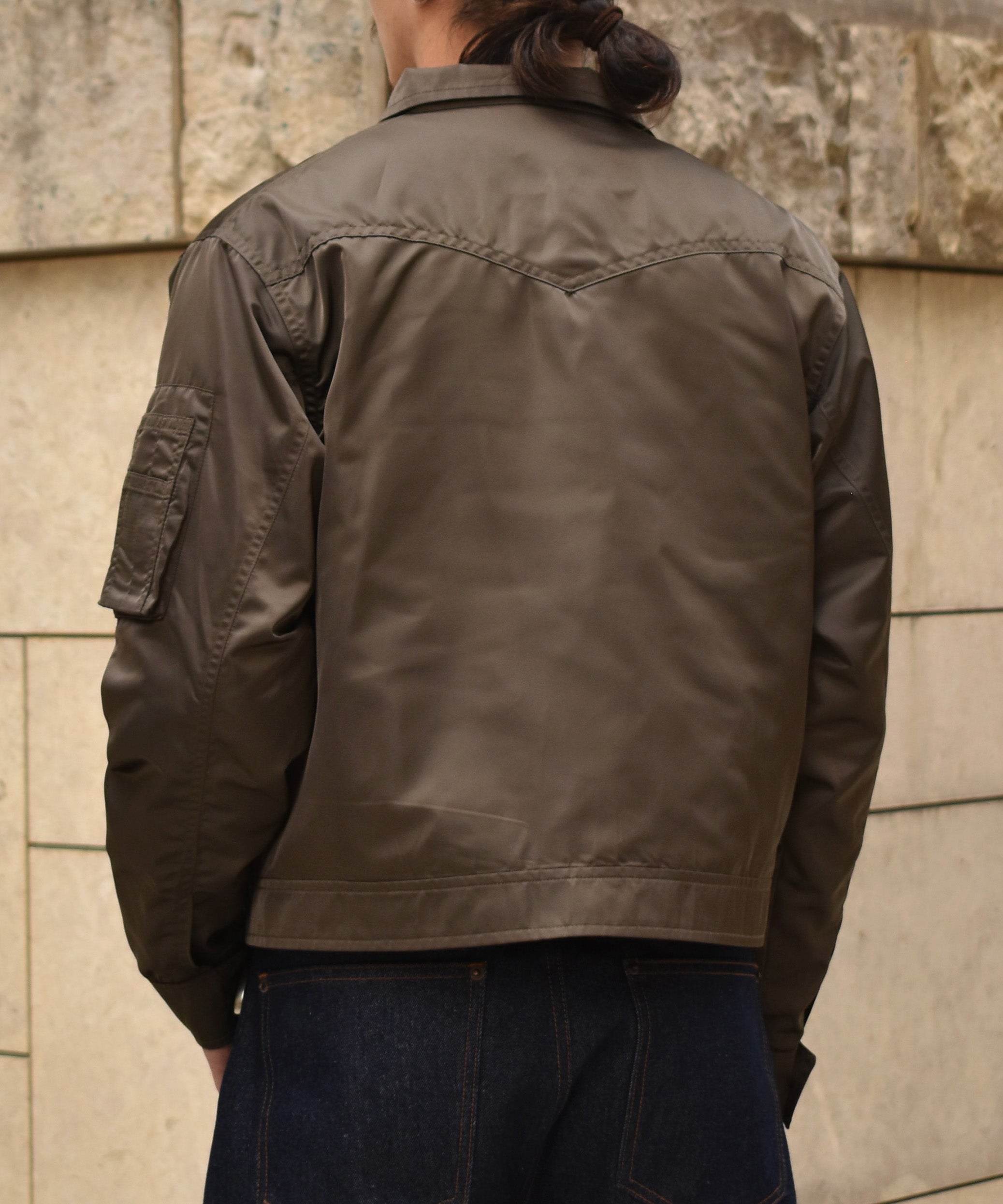ミリタリースイングトップジャケット[Dark Khaki] – Noen
