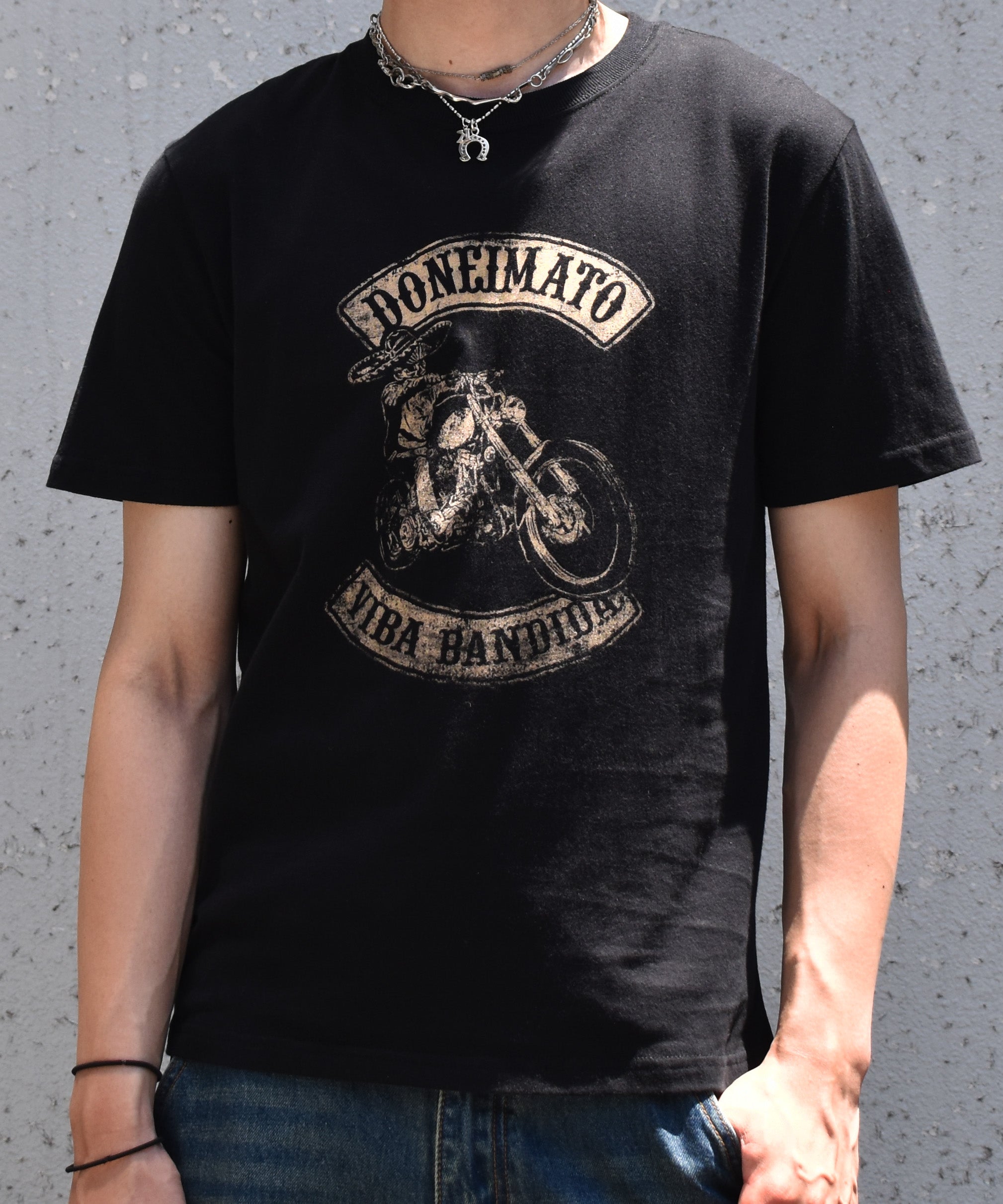 チカーノバイカーTシャツ[Black] – Noen
