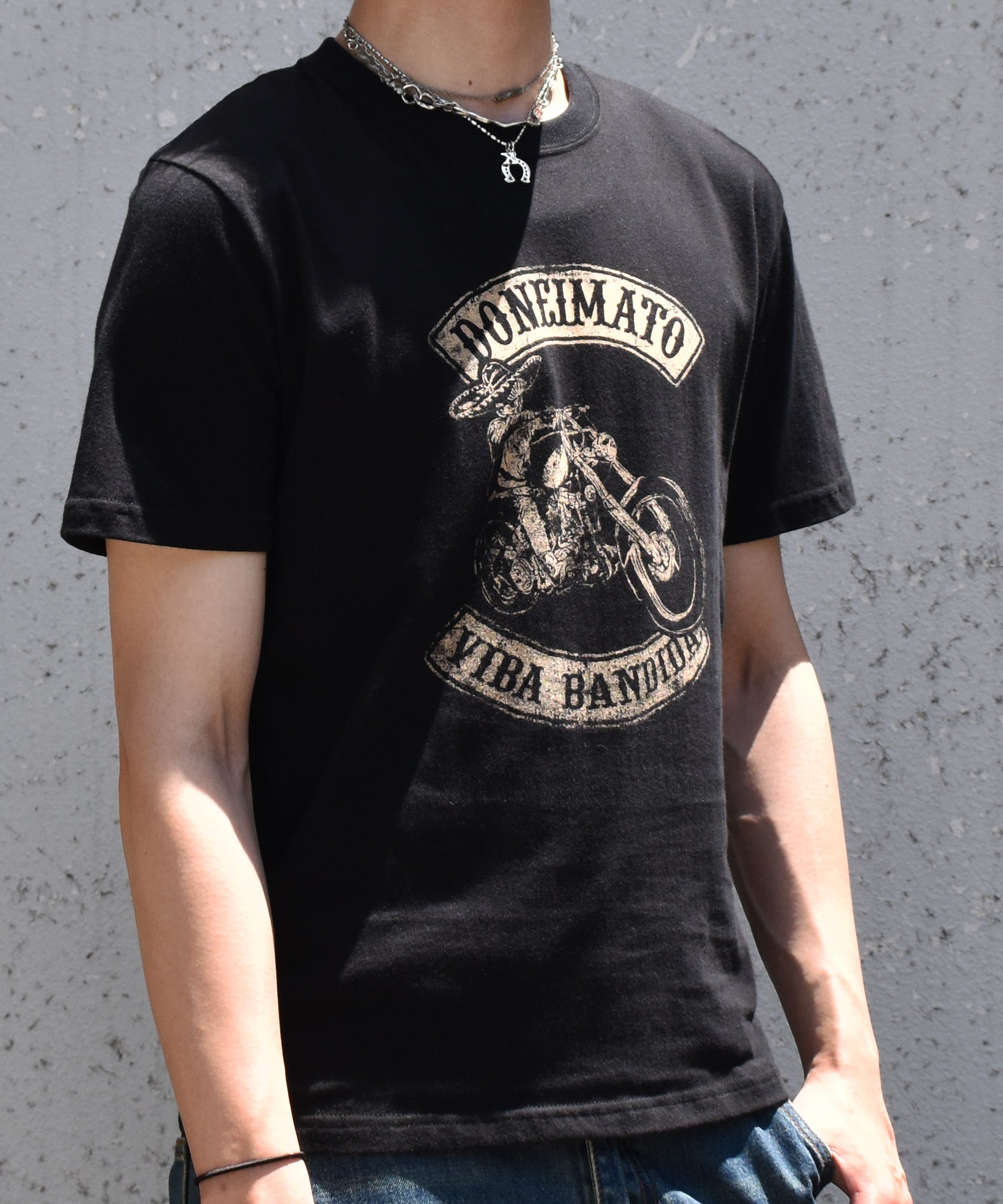 チカーノバイカーTシャツ[Black] – Noen