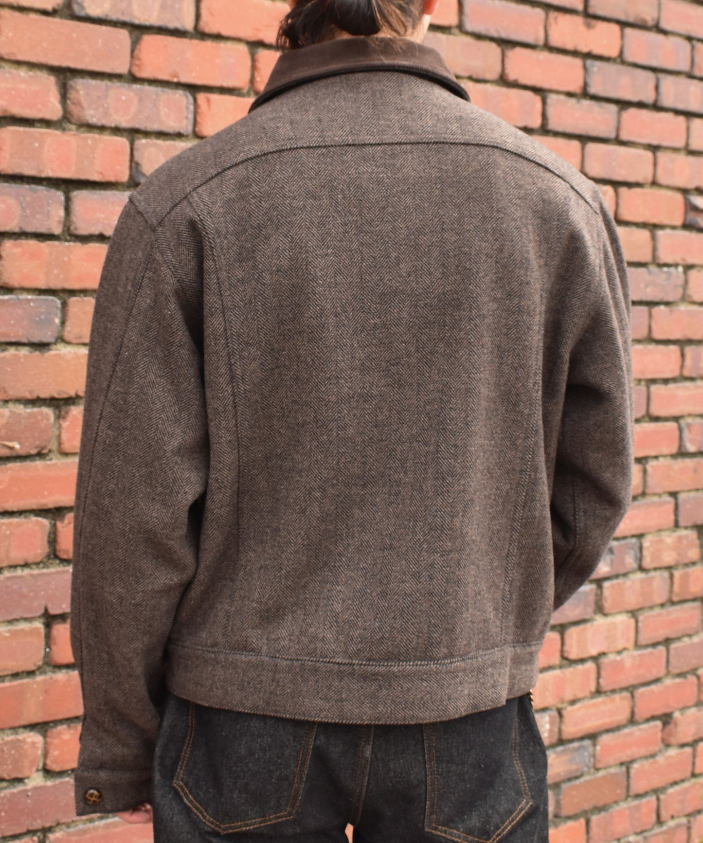 ツイードトラッカージャケット[Brown]