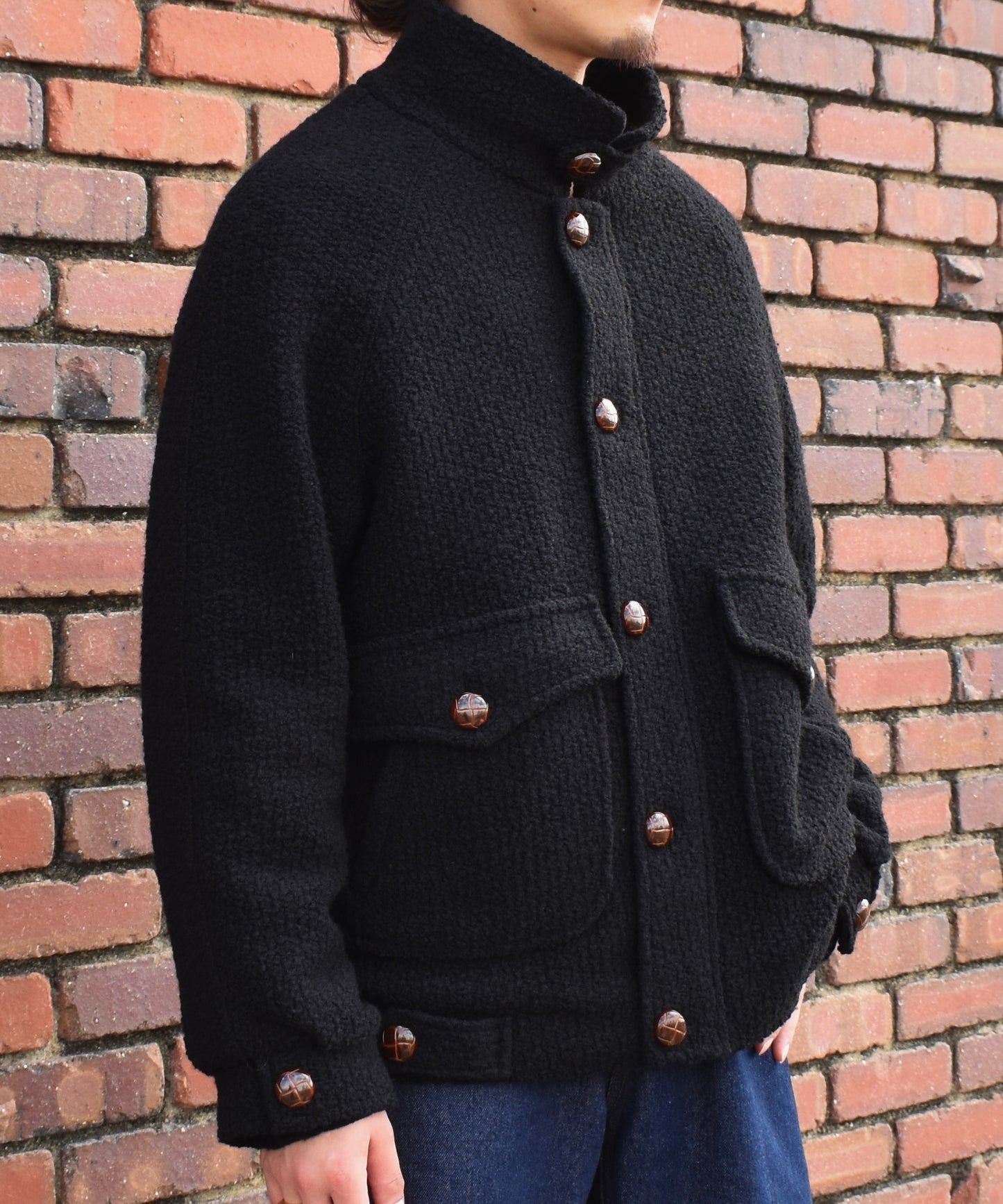 ボアフライトブルゾン[Black]