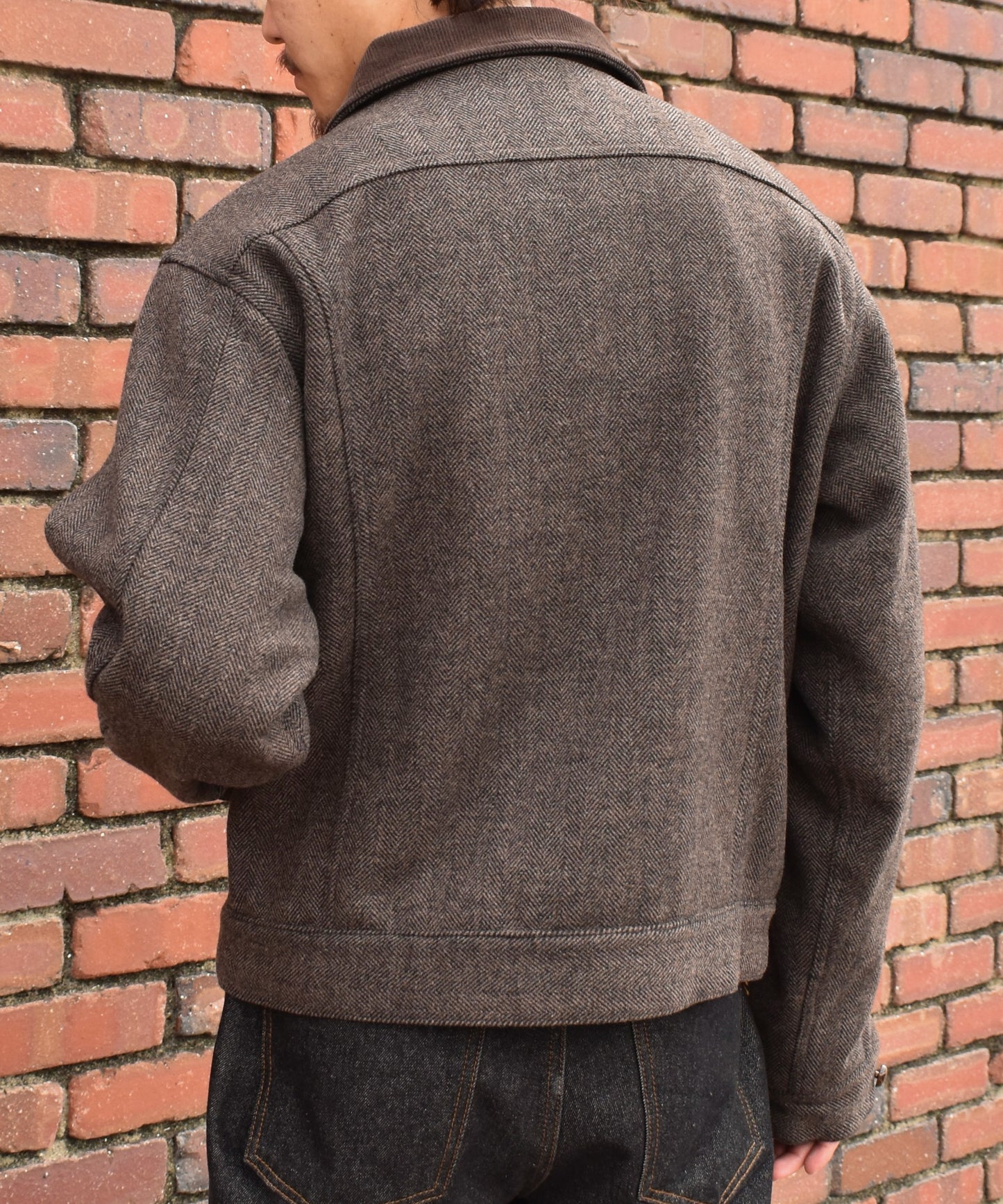 ツイードトラッカージャケット[Brown]