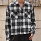 オンブレチェックシャツ[Black]