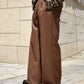 ポケットデザインストレートスラックス[Brown]