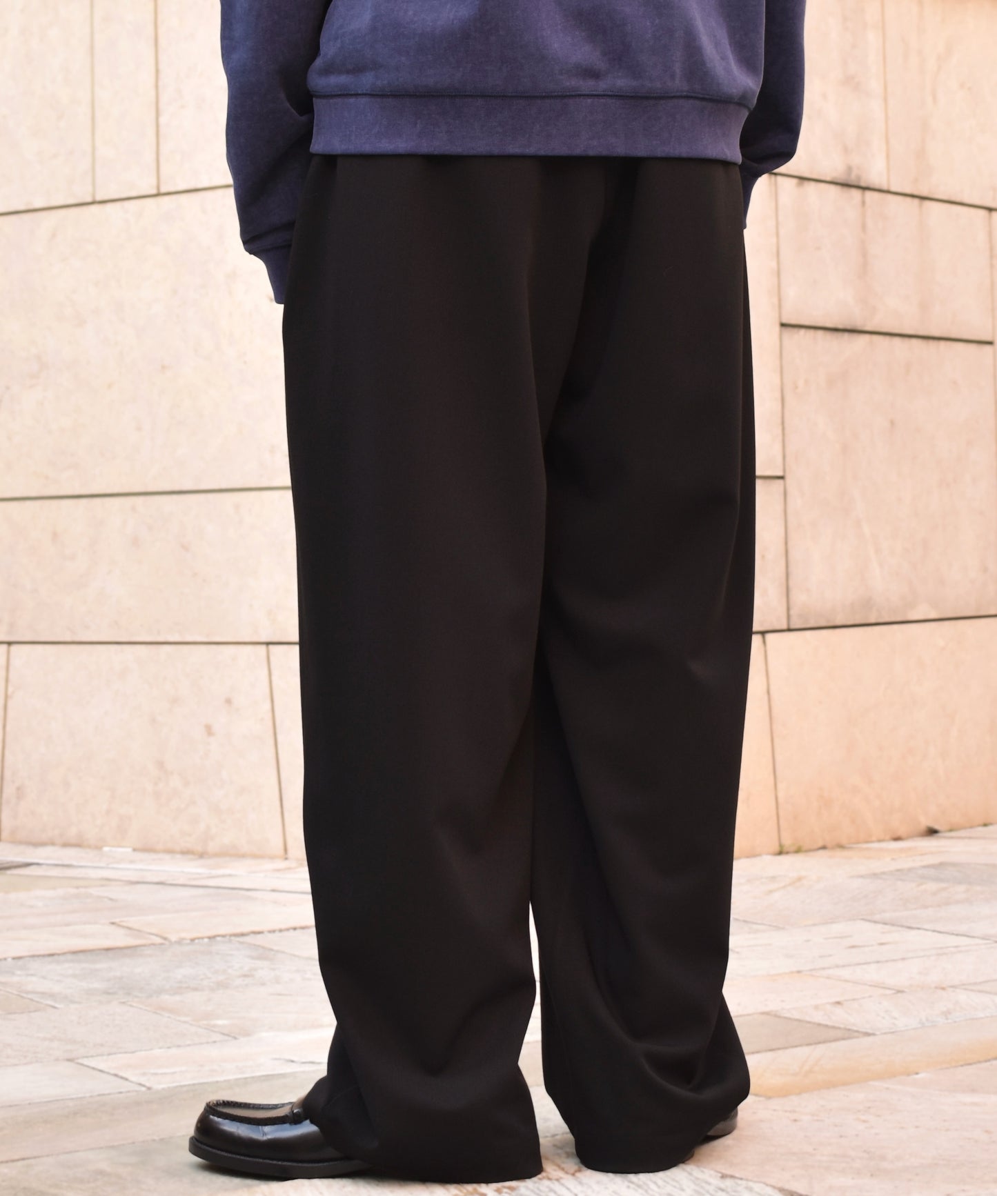 イージーワイドスラックス[Black]