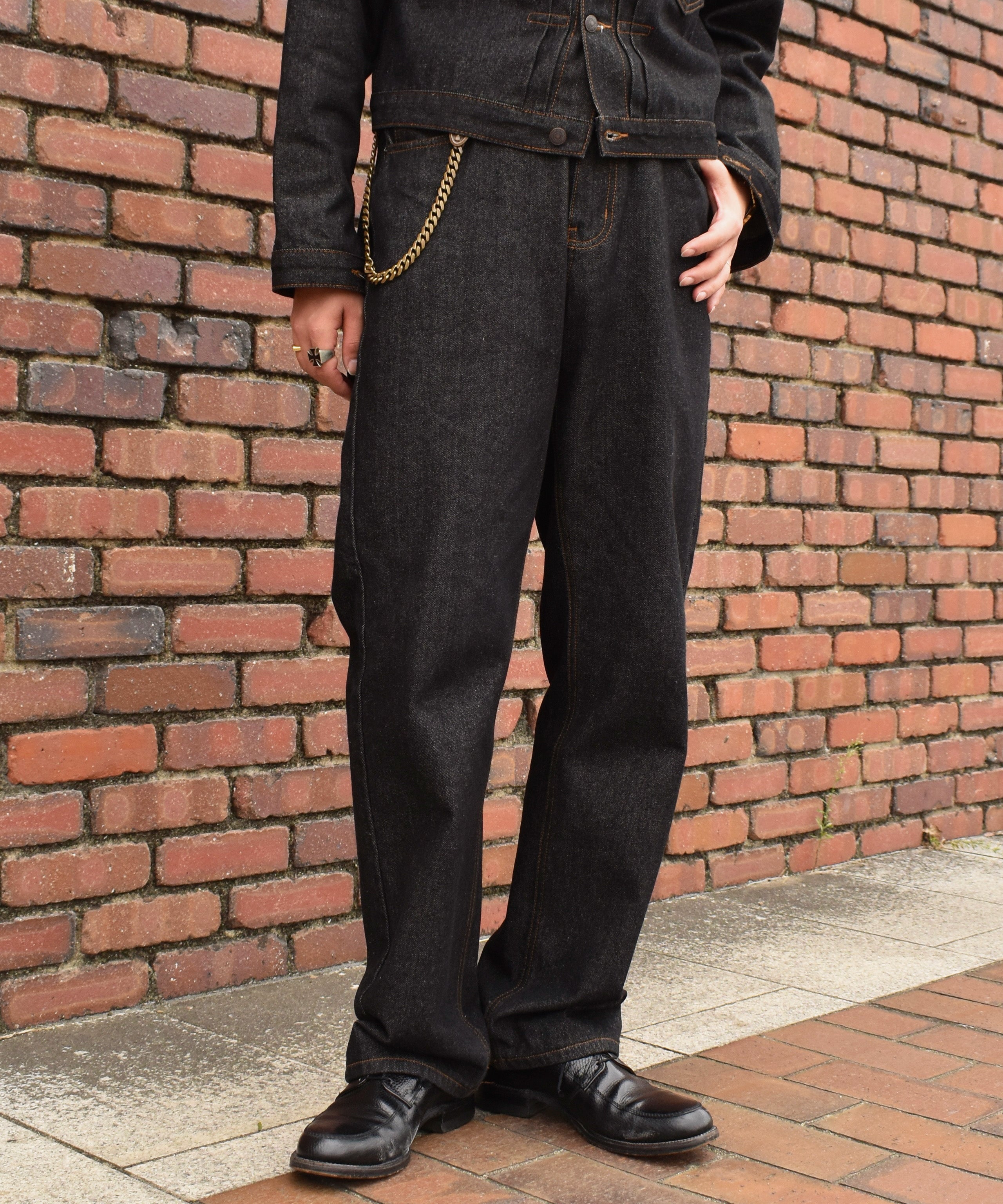 Noen シンチバックジーンズL/デニムジャケットMセットアップ シンチバックジーンズ[Indigo] – Noen