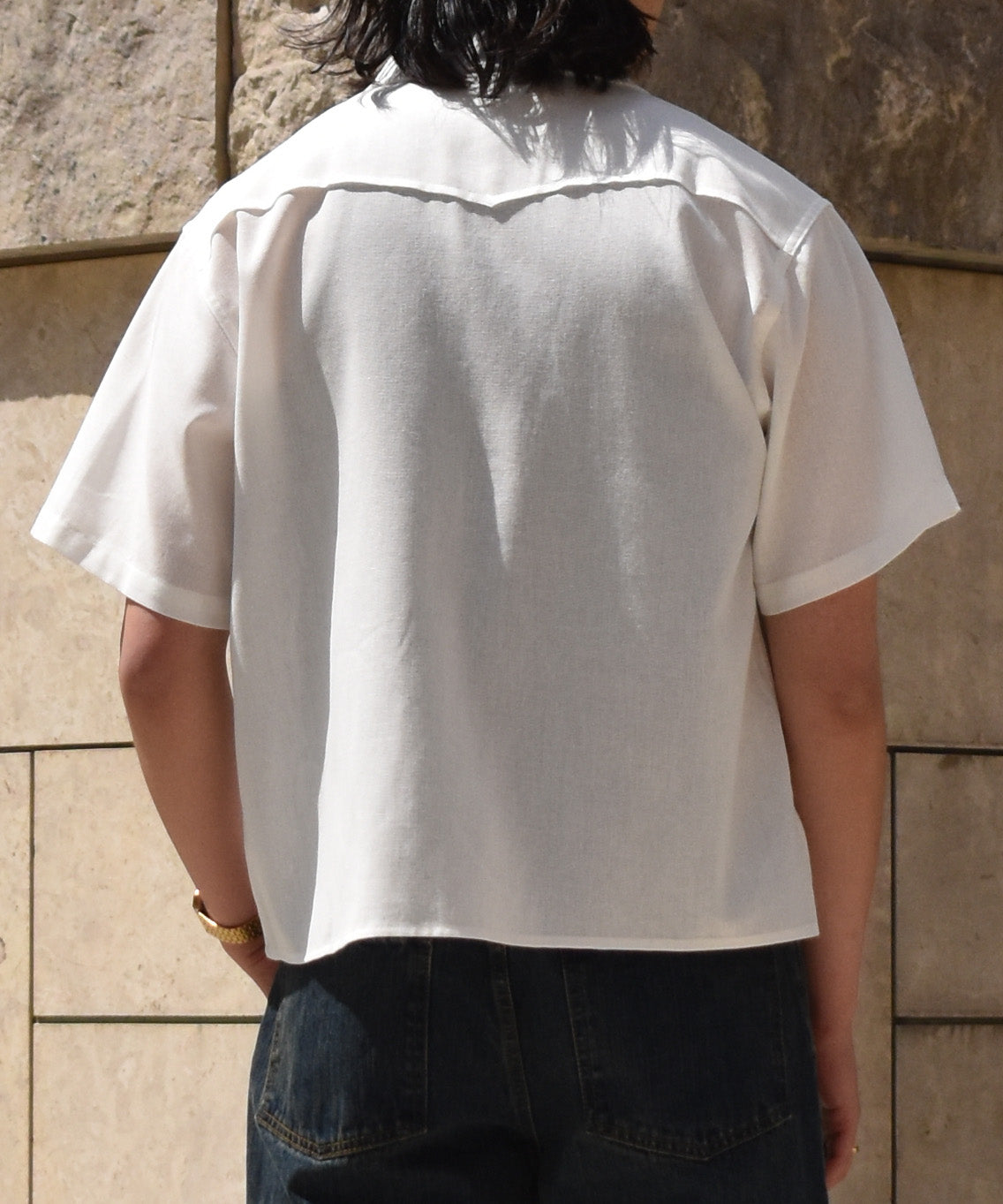 オールドランチウエスタンシャツ[White]