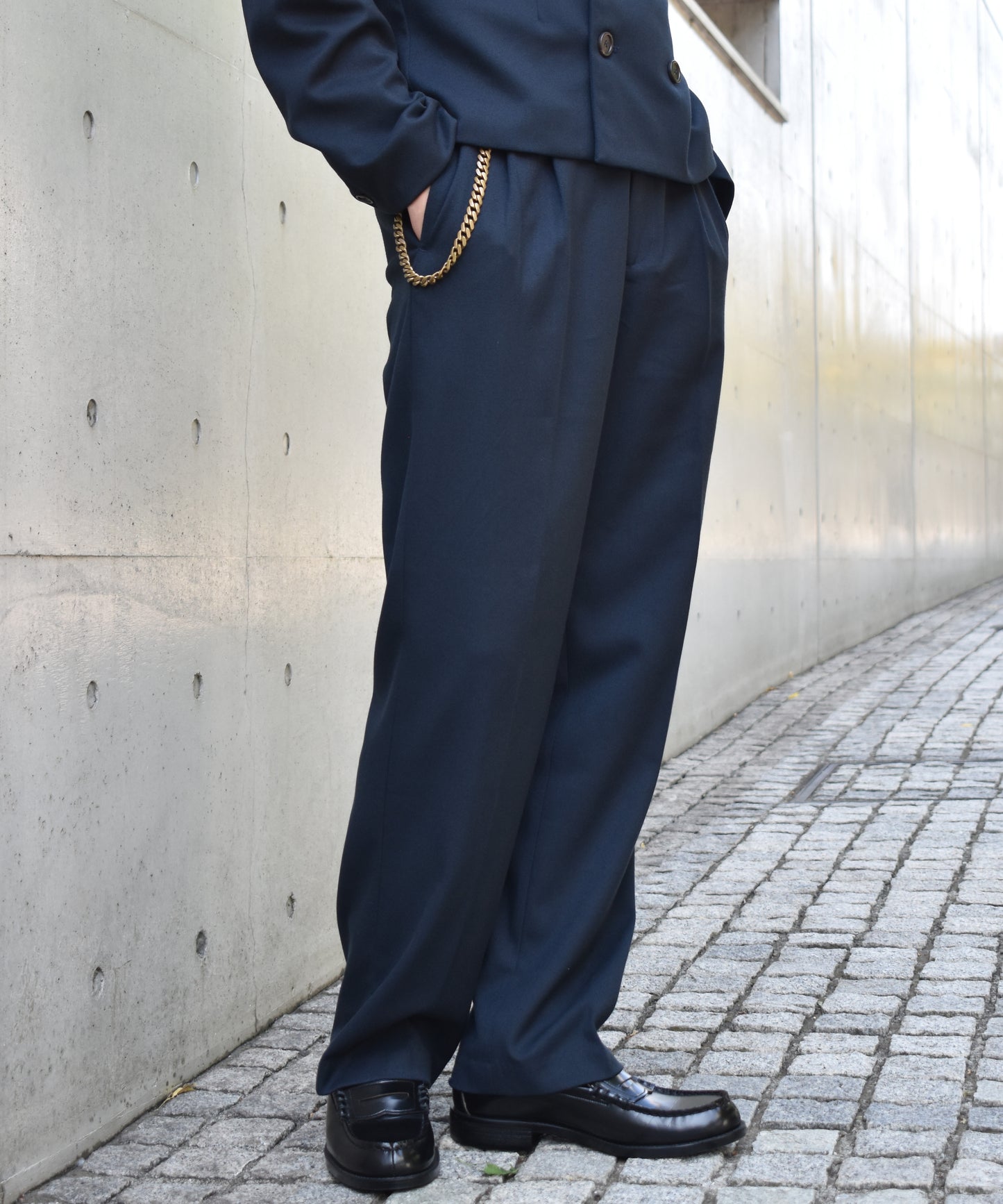 ミリタリーツイルスラックス[Navy]