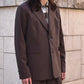 クラシックテーラードジャケット[Dark Brown]