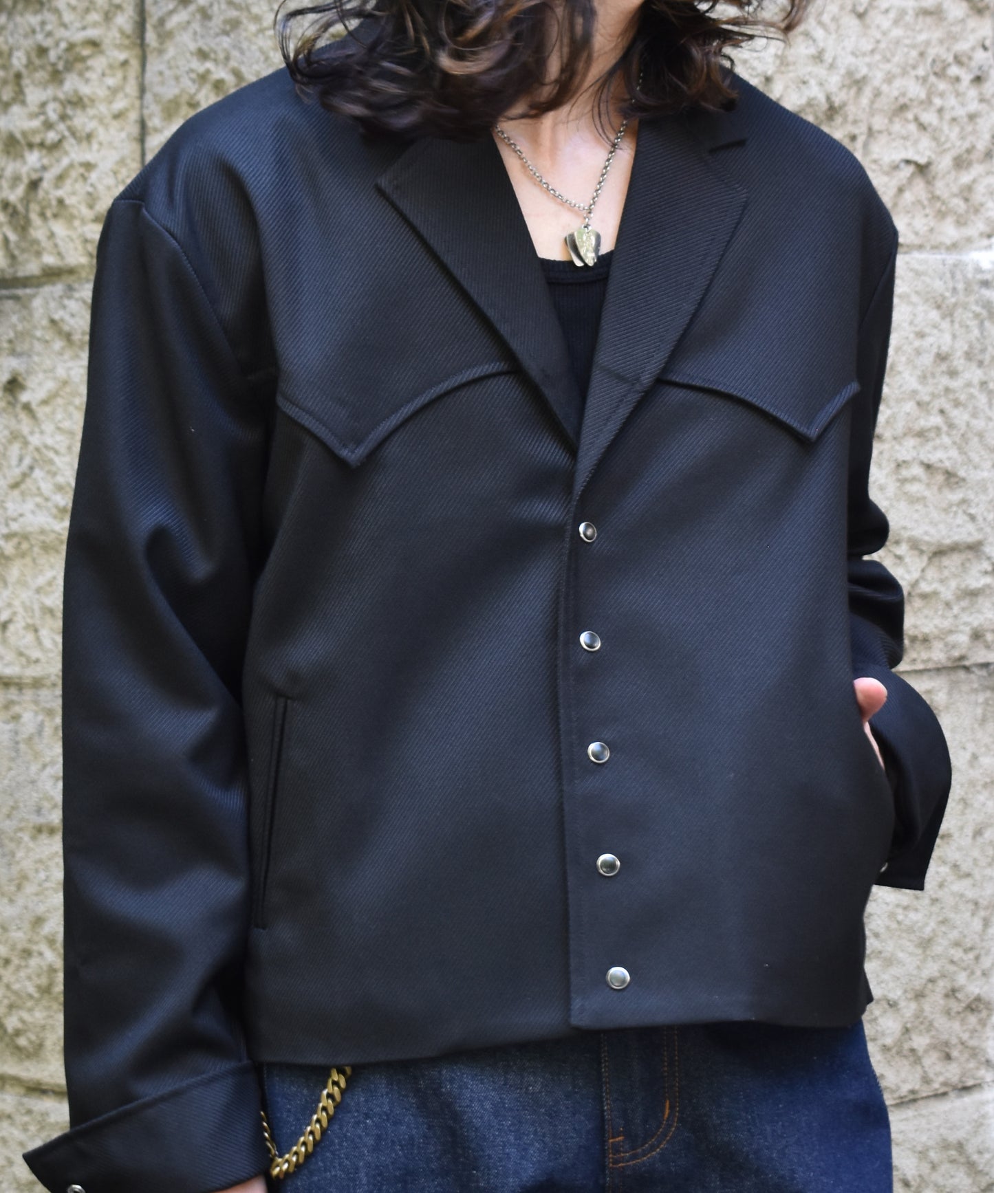 ウエスタンテーラードジャケット[Black]