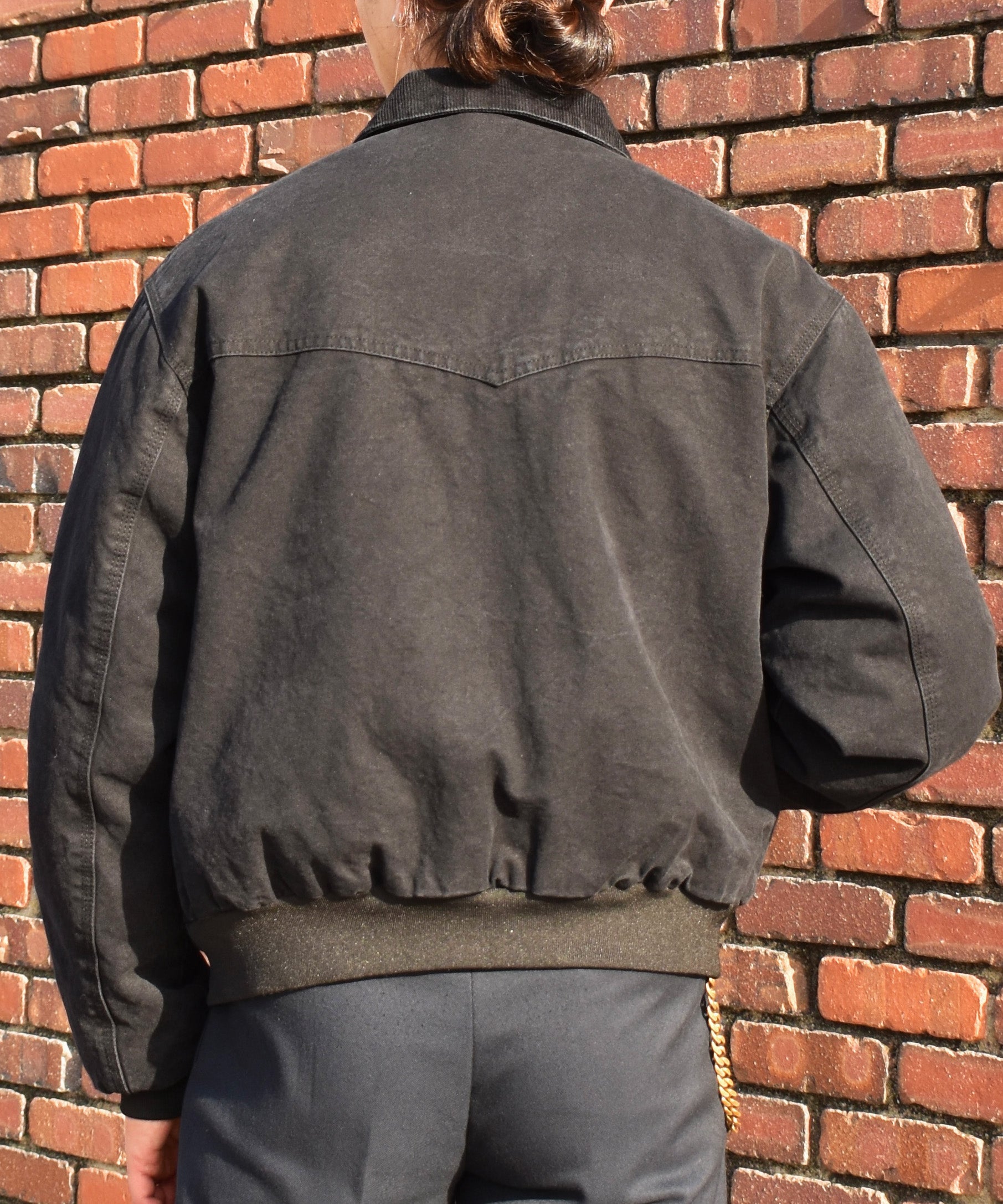 【美品】CITEN 襟コーデュロイ モールスキンショートブルゾン クリーンコーデュロイ/ショートブルゾン/CLEAN MODE/589489（ブルゾン