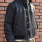 レザーヨーク中綿ツイードジャケット[Black]