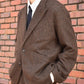 アンカーラペルツイードジャケット[Brown]