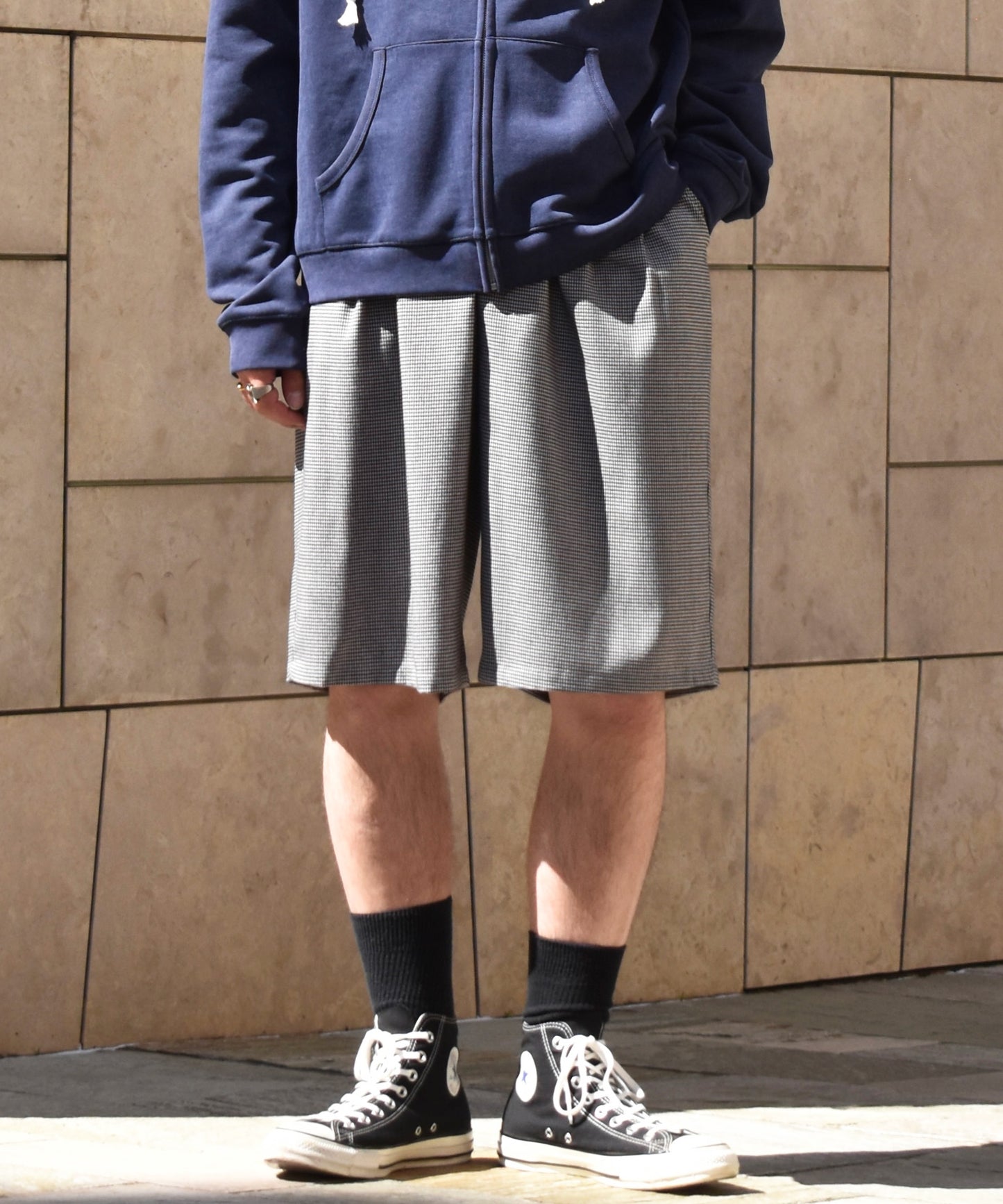 ワイドフィットグルカショーツ[Houndstooth]