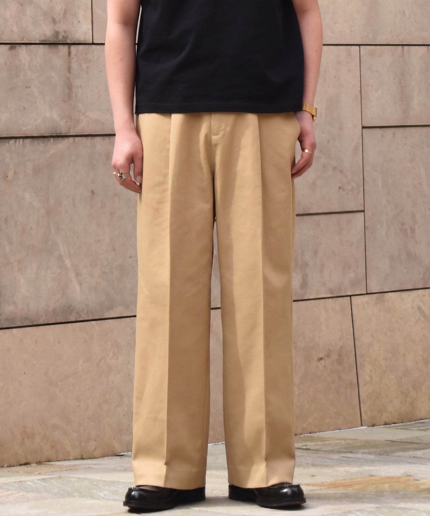 クラシックチノトラウザー[Beige]