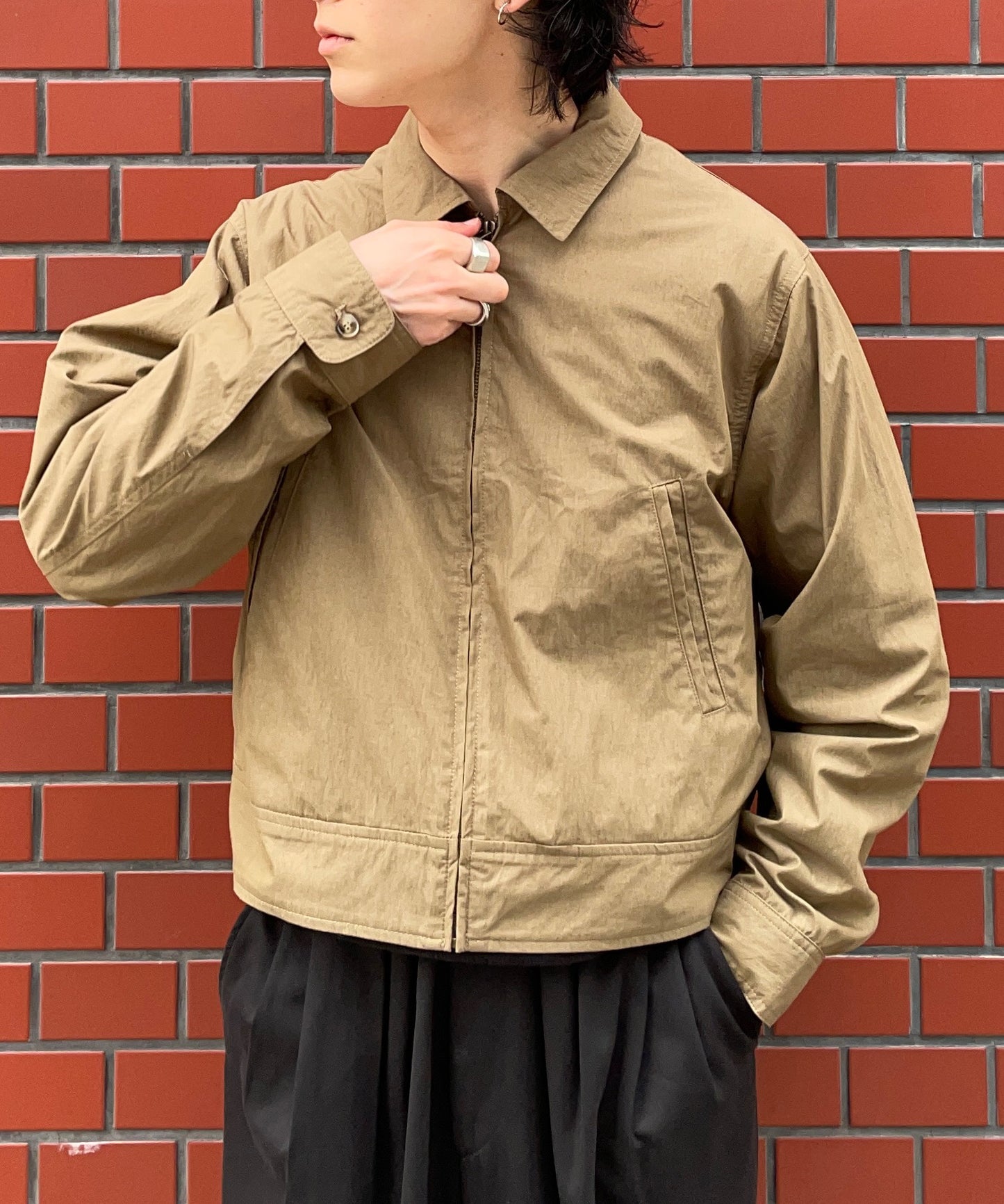 クラシックスイングトップジャケット[Beige]