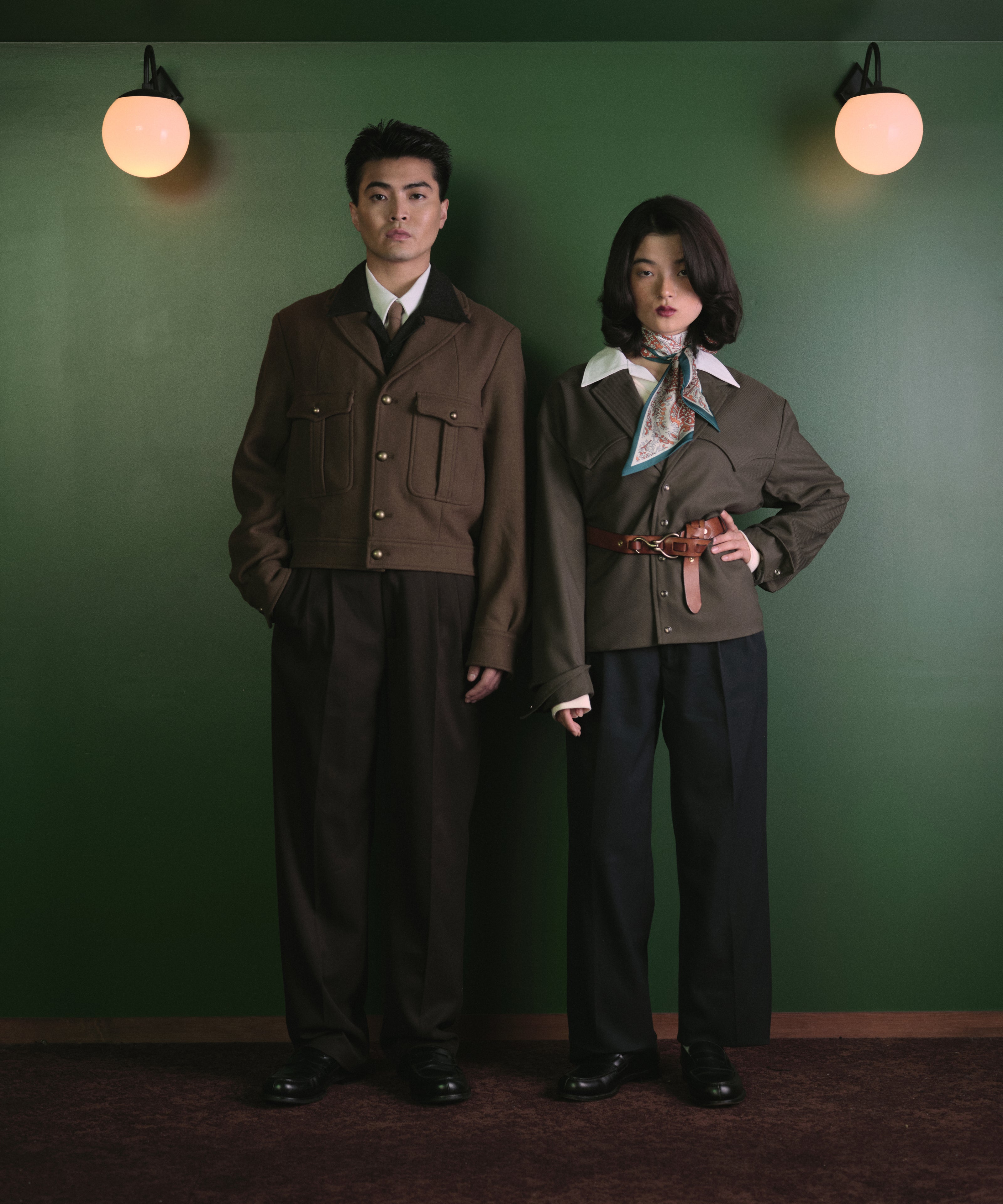 ミリタリーツイルスラックス[Dark Brown] – Noen