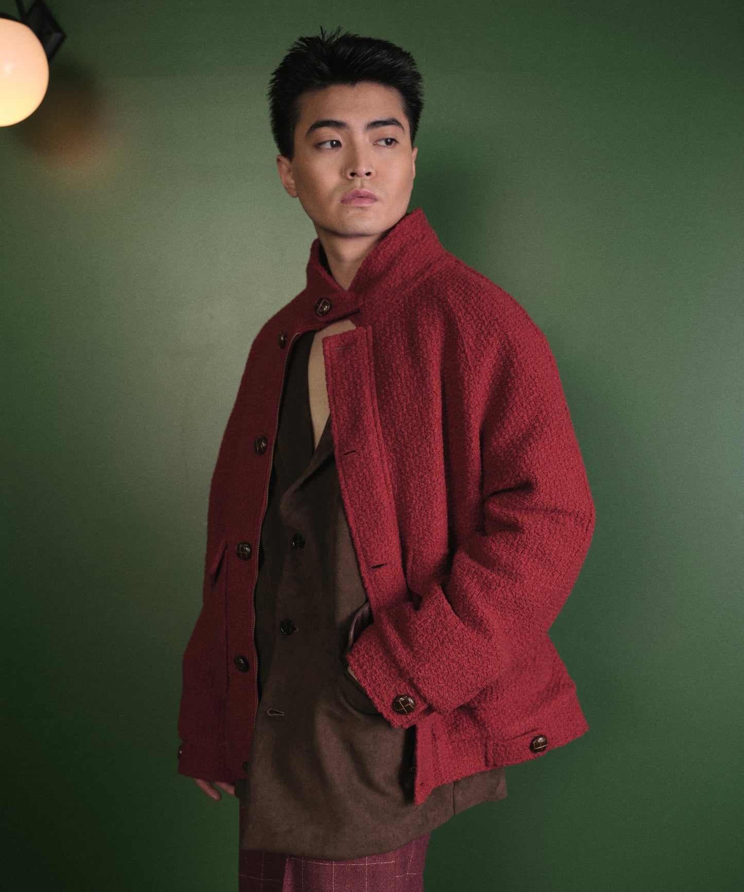 ボアフライトブルゾン[Red]