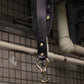 フックバックルレザーベルト35㎜[Black]