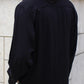 レーヨンプルオーバーシャツ[Black]