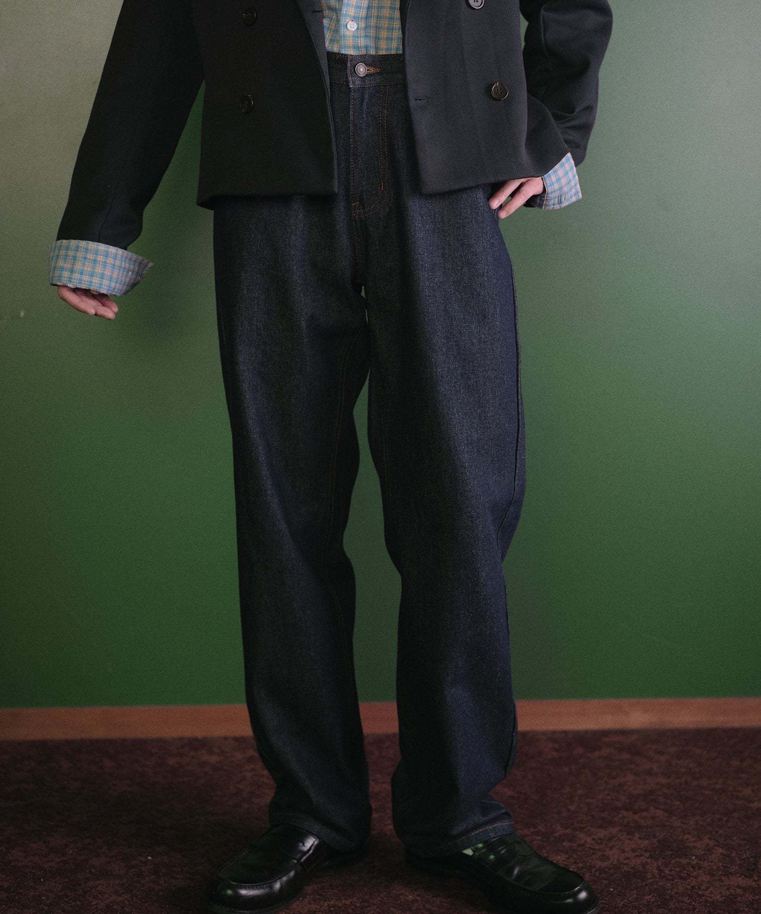 シンチバックジーンズ[Indigo] – Noen